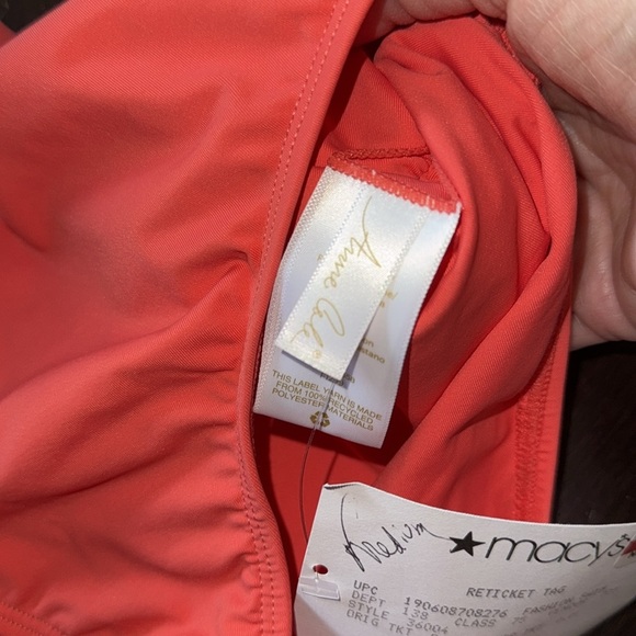 Macy's Vibrant Coral Swim Bottom - Picture 3 of 3